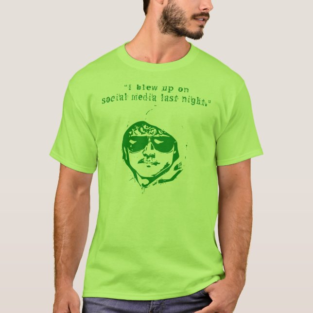 Camiseta Sopro - acima em meios sociais (Frente)