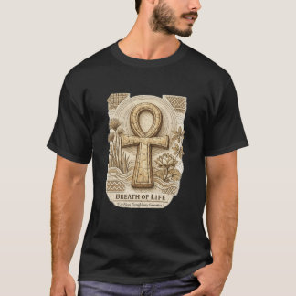 Camiseta Sopro de Vida | Ankh | África Antiga