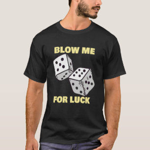 Camiseta Sopro Me Por Sorte Dados Craps Jogador Cassino