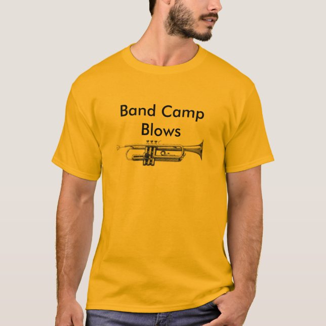 Camiseta Sopros do acampamento da banda (Frente)