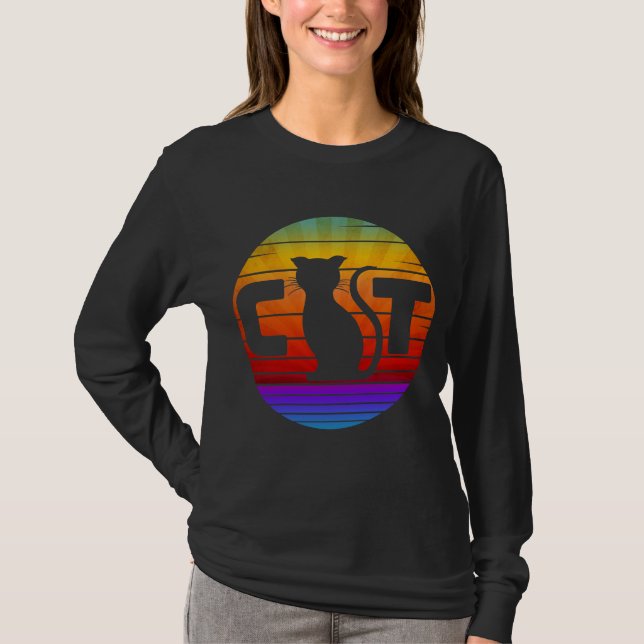 CAMISETA SOQUETE DE VINTAGEM CAT (Frente)
