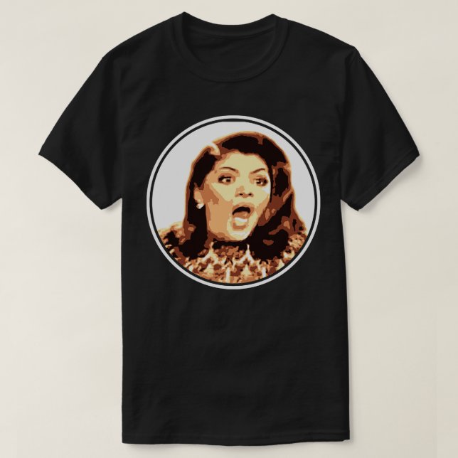 Camiseta Soraya Montenegro Gasps em Novela Espanhola (Frente do Design)