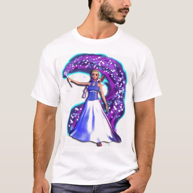 Camiseta Sorceress azul (Frente)