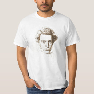 Camiseta Søren Kierkegaard - filósofo do Existentialist