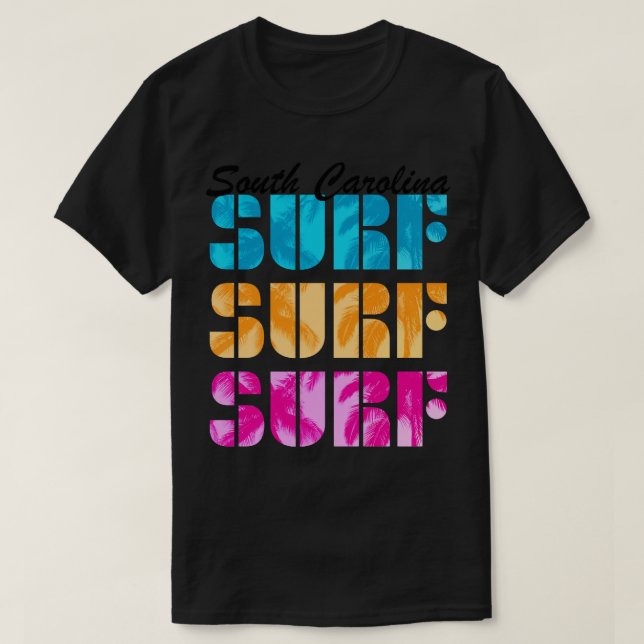 Camiseta Sorolina Surf Text Beach Surfing Surf (Frente do Design)