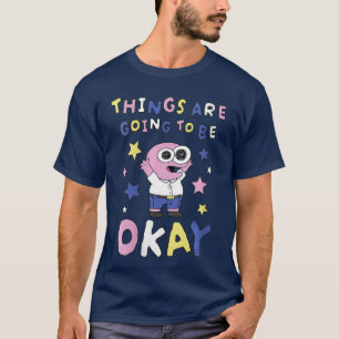 Camiseta Sororidades de Mulheres Sorridente vão Ficar Bem P