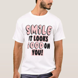 CAMISETA SORRI ISSO PARECE BOM PARA VOCÊ!