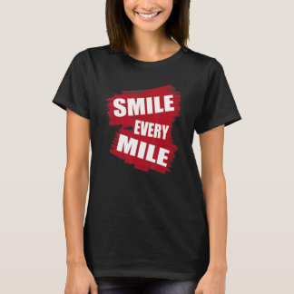 Camiseta Sorria A Cada Milha Correndo