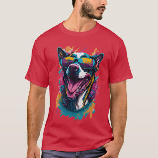 Camiseta sorria amigos da família de cães