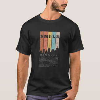 Camiseta Sorria Bangkok, capital da Tailândia.