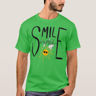 Camiseta sorria com brilho 1