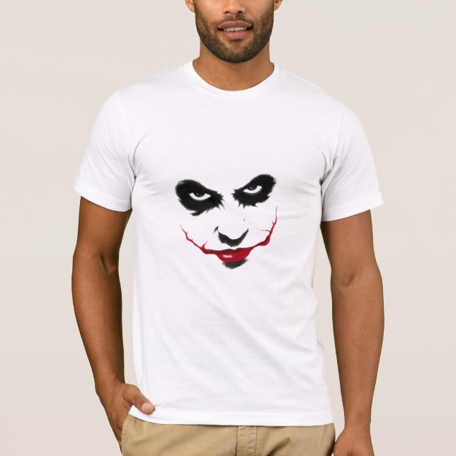 Camiseta Sorria Como O Caos - A Vibe Do Joker (Frente)