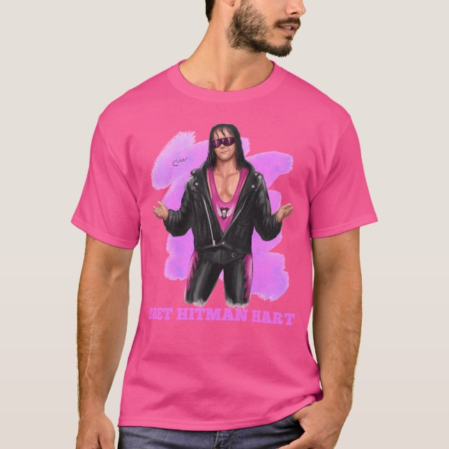 Camiseta Sorria De Bret Hitman Hart (Frente)