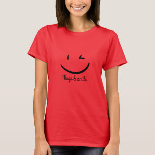 Camiseta Sorria e abraços