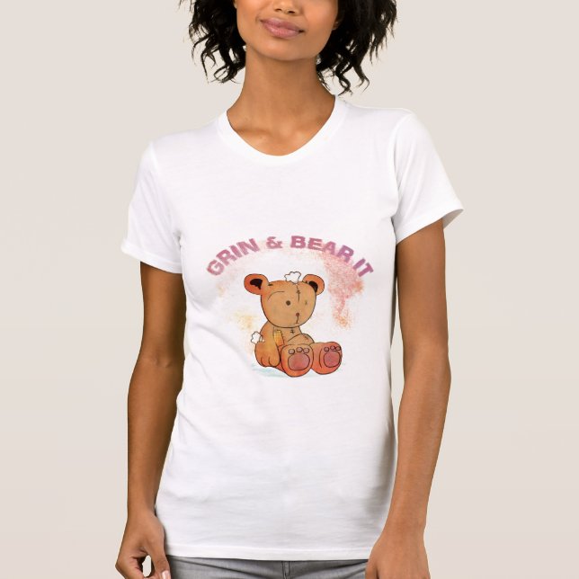 camiseta sorria e agüente (Frente)