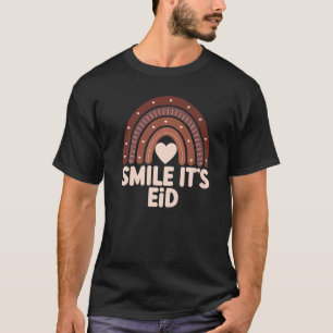 Camiseta Sorria é Eid Mubarak Islâmico Ramadã