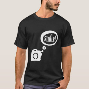 Camiseta Sorria Engraçado Fotografador Fotógrafo Fotografad