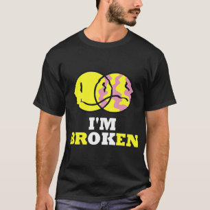 Camiseta Sorria, estou quebrada, doença invisível, estou be