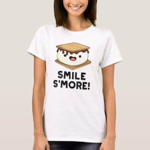 Camiseta Sorria Mais Engraçada Comida Pun