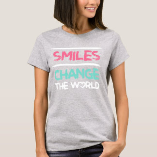 Camiseta Sorria muda o mundo