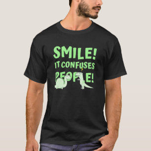 Camiseta Sorria que confunde o Dinossauro do Pessoas