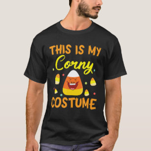 Camiseta Sorria, Sandy Corns Feliz Halloween Este É Meu Cor