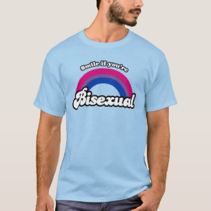 Camiseta Sorria se você é bissexual