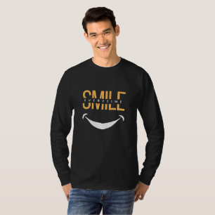 Camiseta Sorria Sempre – Espalhe Vibrações Positivas em Qua