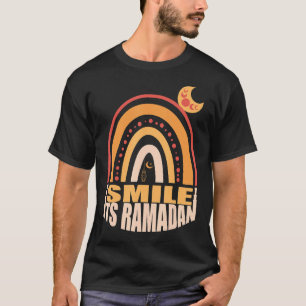 Camiseta Sorria seu Rama Islâmico Eid Mubarak Mubarak, muçu