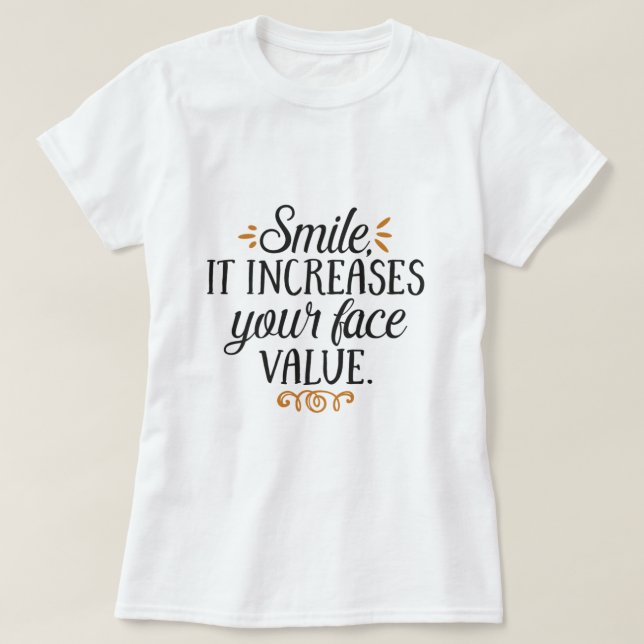 Camiseta Sorria T-Shirt (Frente do Design)