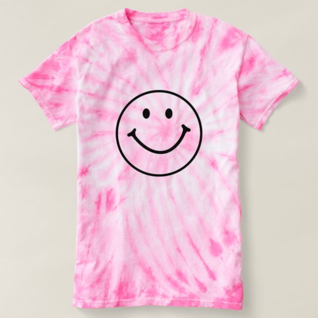 Camiseta Sorria Tie Dye (Frente do Design)
