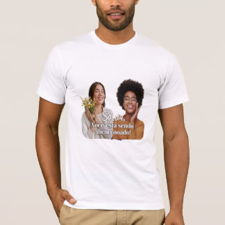 Camiseta Sorria, você está sendo abençoado