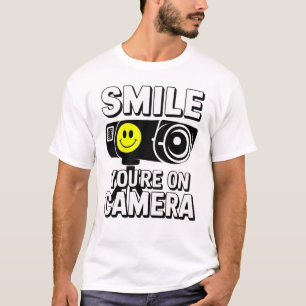 Camiseta Sorria, Você Está Sendo Filmado