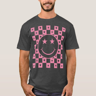 Camiseta Sorridente Verificado Engraçado