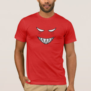Camiseta Sorrindo a cara com olhos maus
