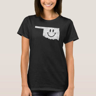 Camiseta Sorrindo Em Ok, U2013, Oklahoma Happy Face
