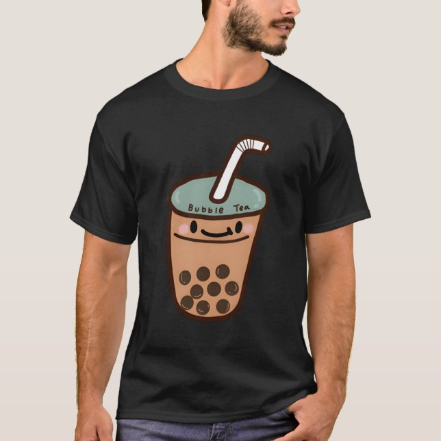 Camiseta Sorrindo Leite 'Borrha' Tea Boba Tea (Frente)