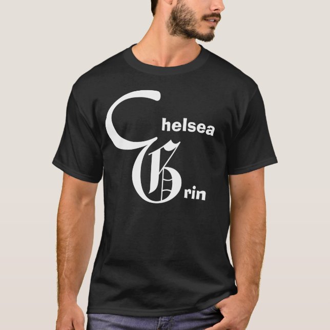 Camiseta Sorrir forçadamente de Chelsea nas trilhas (Frente)