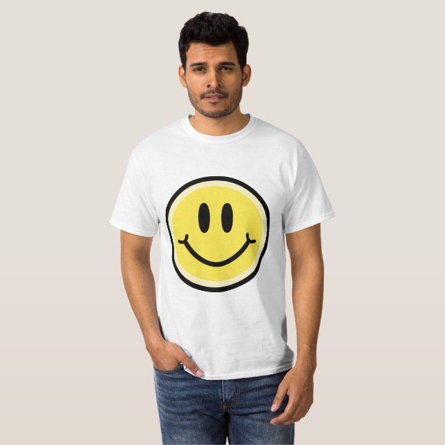 Camiseta Sorriso Amarelo (Frente Completa)