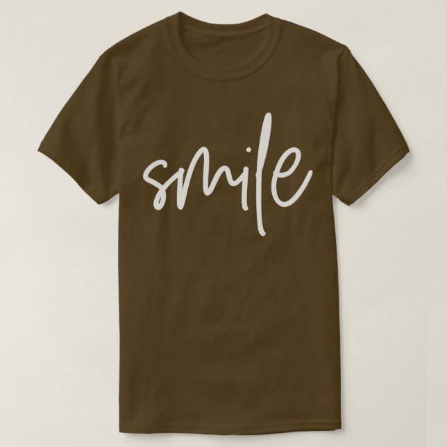 Camiseta Sorriso branco (Frente do Design)
