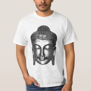 Camiseta Sorriso Buda II - preto de meio tom + suas ideias