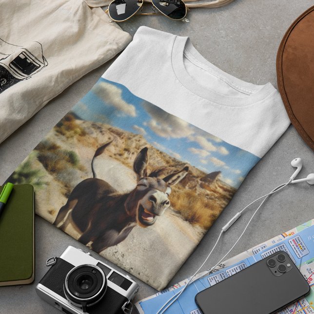 Camiseta Sorriso de burro, Arizona de Oatman, Rota 66 (Criador carregado)