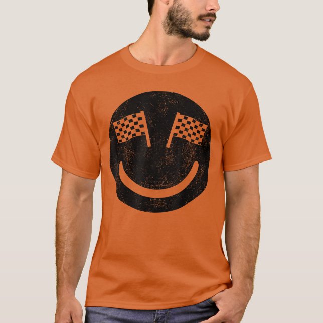Camiseta Sorriso de corrida para festas de corrida (Frente)