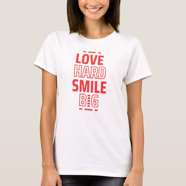 Camiseta Sorriso de Duro Grande (Frente)