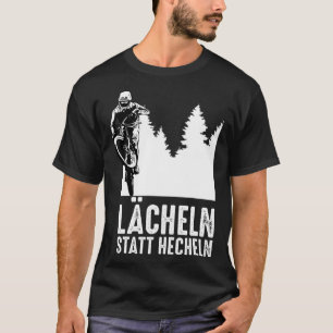 Camiseta Sorriso de impressão digital em vez de entortar E-