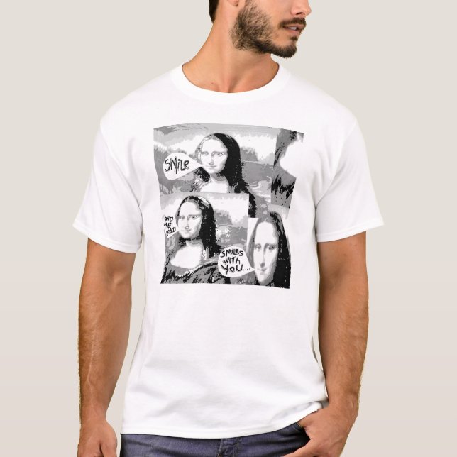 Camiseta Sorriso de Mona Lisa (Frente)