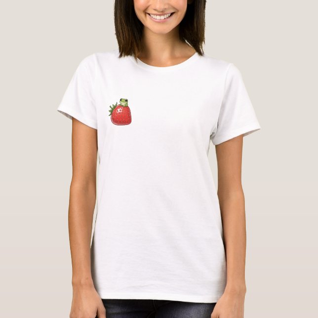 Camiseta Sorriso de Sapo de Morango (Frente)