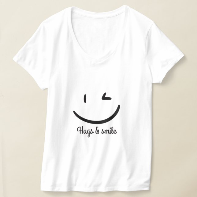 Camiseta Sorriso e abraços - Quorte Positivo (Postura )