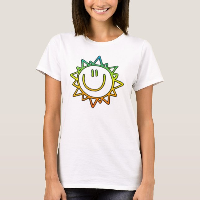 Camiseta Sorriso ensolarado do KRW (Frente)