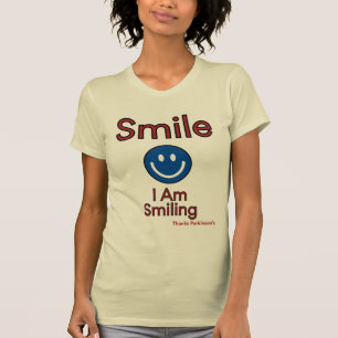 Camiseta SORRISO... Estou Sorridente Graças Parkinson